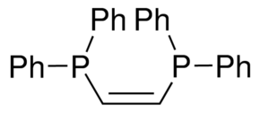Cis-1,2-Bis(diphenylphosphino)ethylene - CAS:983-80-2 - Cis-1,2-Bis(diphenylphosphino)ethene, Cis-Vinylenebis(diphenylphosphine), Trans-1,2-Bis(diphenylphosphinyl)ethylene